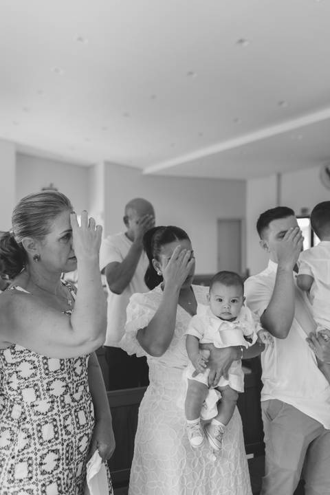 Cerimônia de batizado'