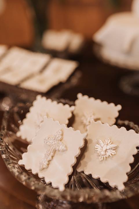 Decoração de batizado'