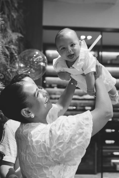 Decoração de batizado'