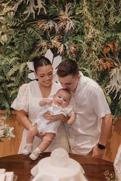 Decoração de batizado'