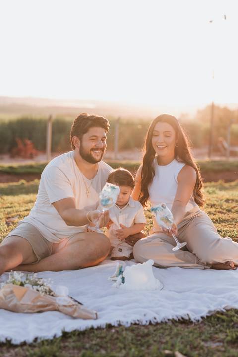 Inspiração de ensaio revelação de sexo do baby no campo '
