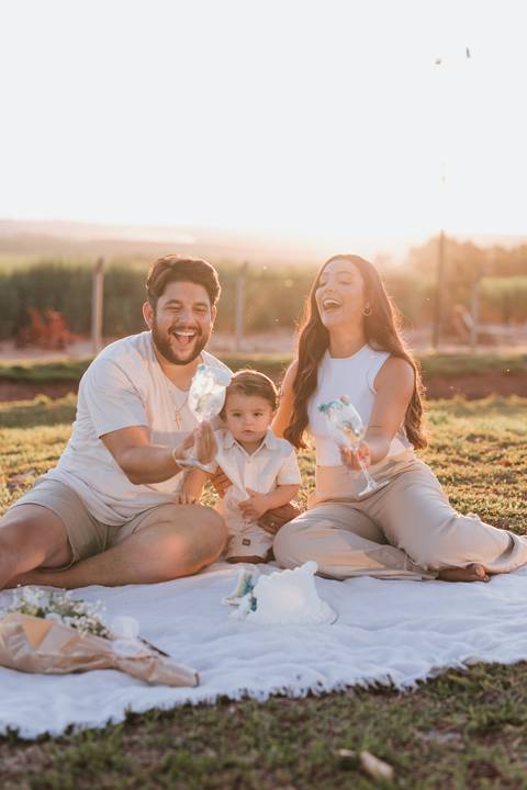 Inspiração de ensaio revelação de sexo do baby no campo '