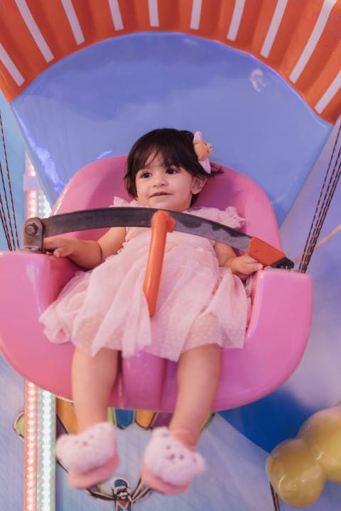 Decoração de aniversário de 1 ano com tema de ursinho'