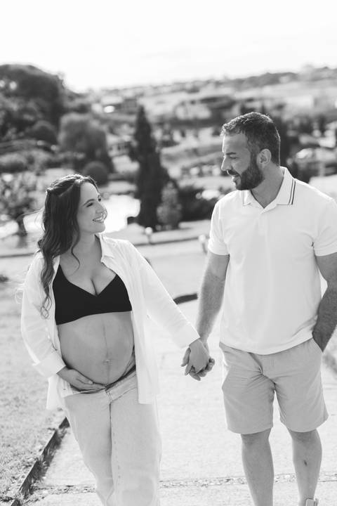 inspiração de ensaio gestante no parque do japão'