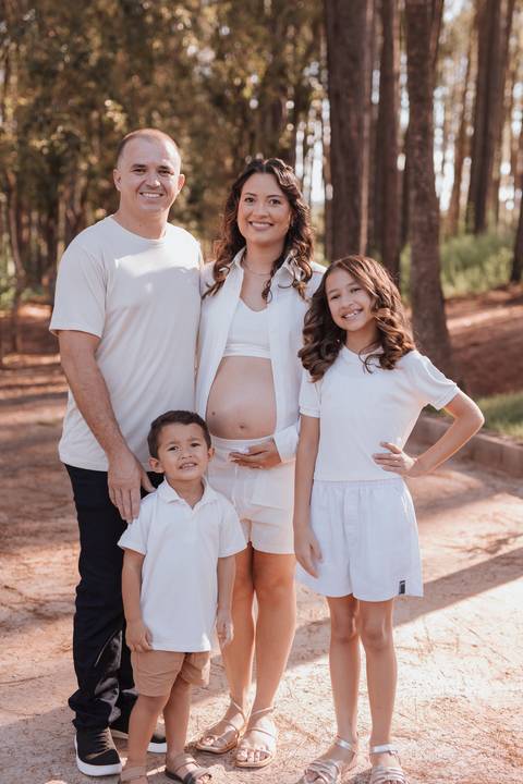 inspiração de ensaio gestante no campo'