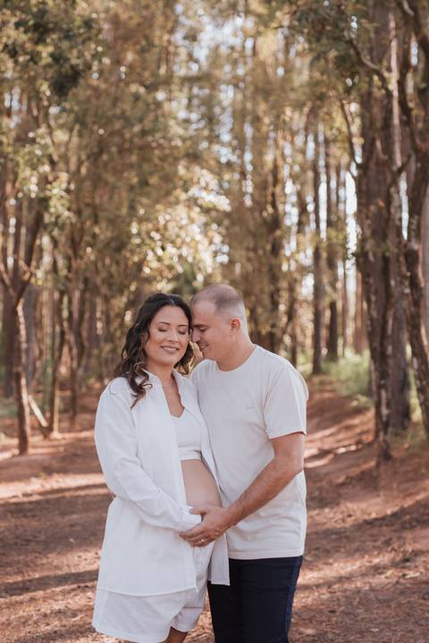 inspiração de ensaio gestante no campo'