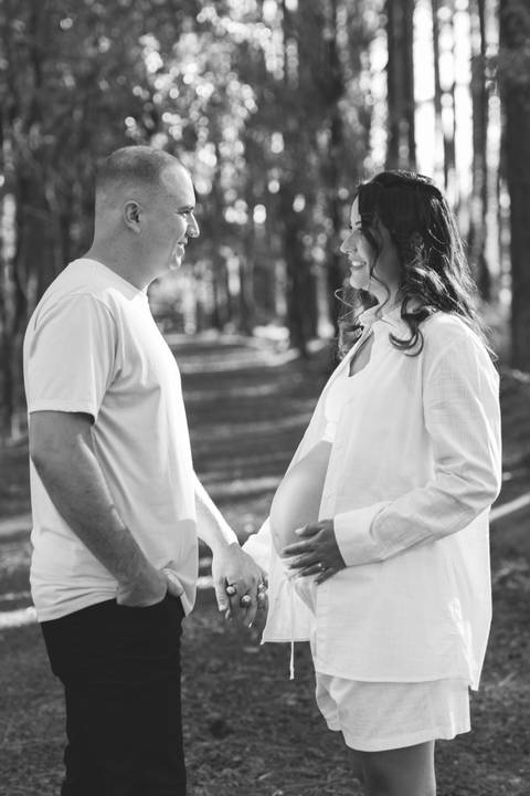 inspiração de ensaio gestante no campo'