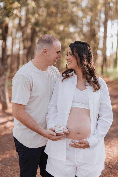 inspiração de ensaio gestante no campo'