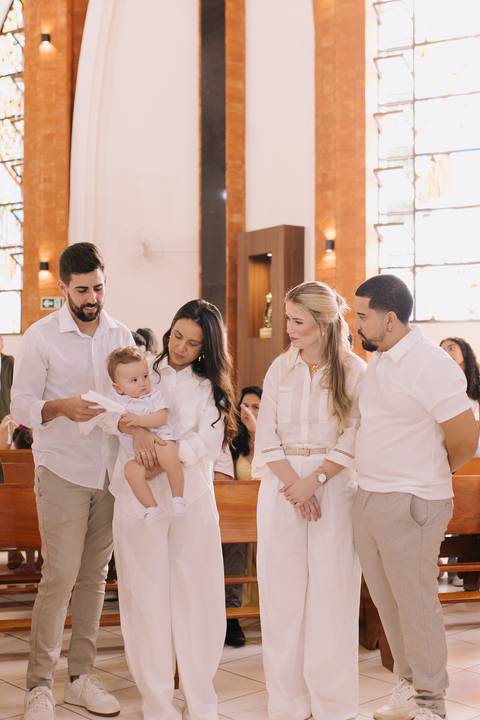 Cerimônia de batizado'