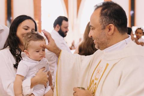 Cerimônia de batizado'
