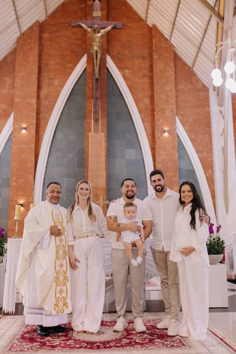 Cerimônia de batizado'