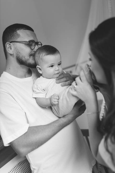 ensaio em família em casa'
