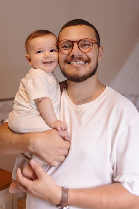 ensaio em família em casa'