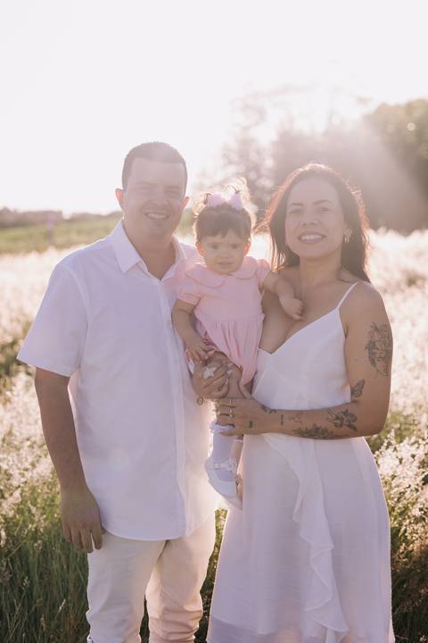 ensaio em família no campo'