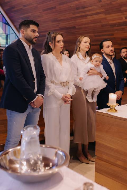 Cerimônia de batizado'