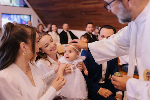 Cerimônia de batizado'