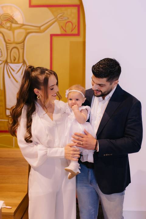 Cerimônia de batizado'
