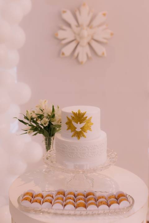 Decoração de batizado'