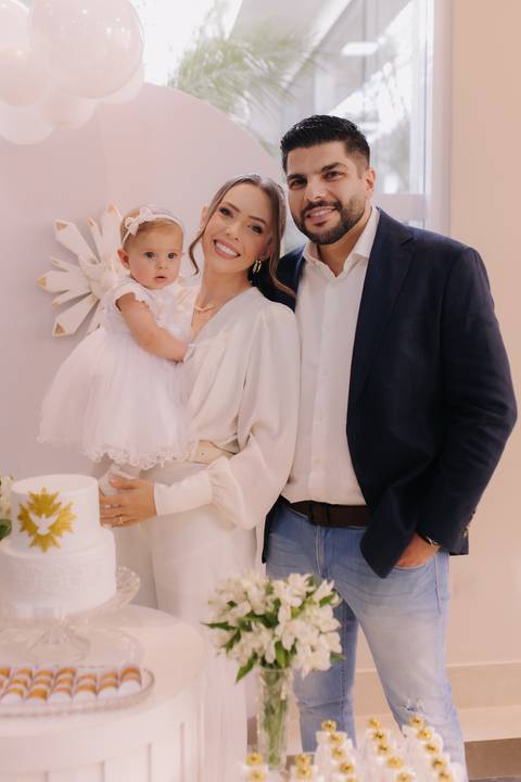 Decoração de batizado'