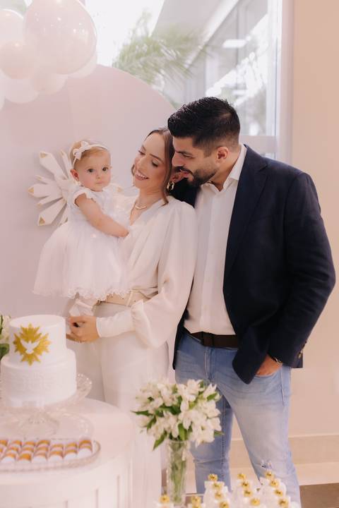Decoração de batizado'