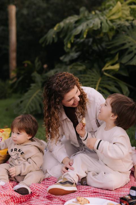 ensaio em família ao ar livre, comemoração de aniversário de 3 anos'