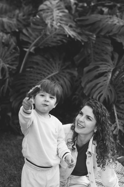 ensaio em família ao ar livre, comemoração de aniversário de 3 anos'