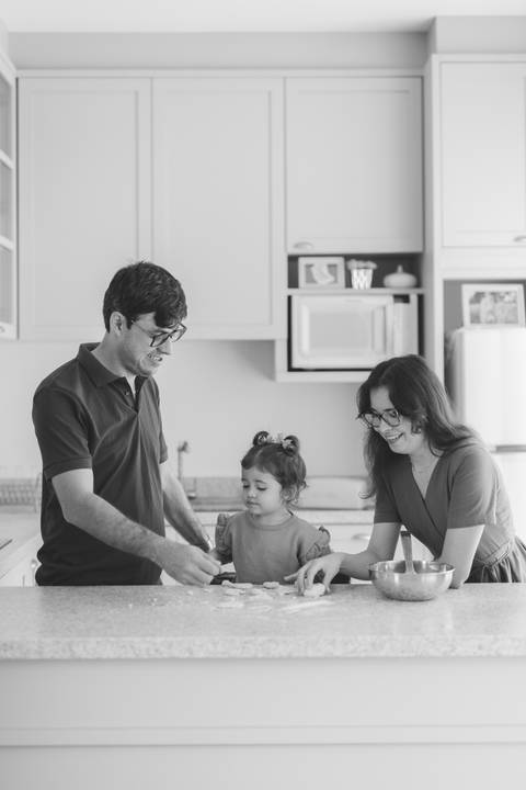 ensaio em família em casa'