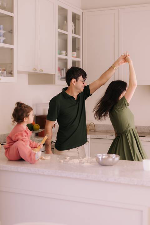 ensaio em família em casa'