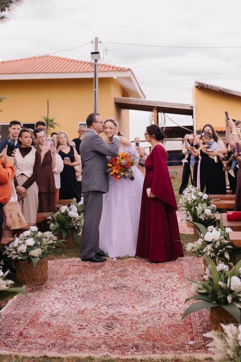 Inspiração de casamento intimista ao ar livre'