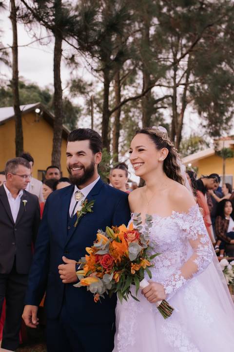 Inspiração de casamento intimista ao ar livre'