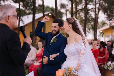 Inspiração de casamento intimista ao ar livre'