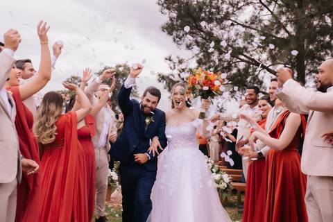 Inspiração de casamento intimista ao ar livre'