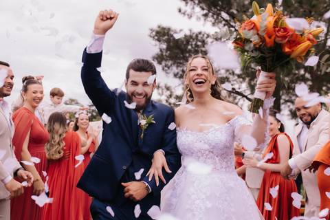 Inspiração de casamento intimista ao ar livre'
