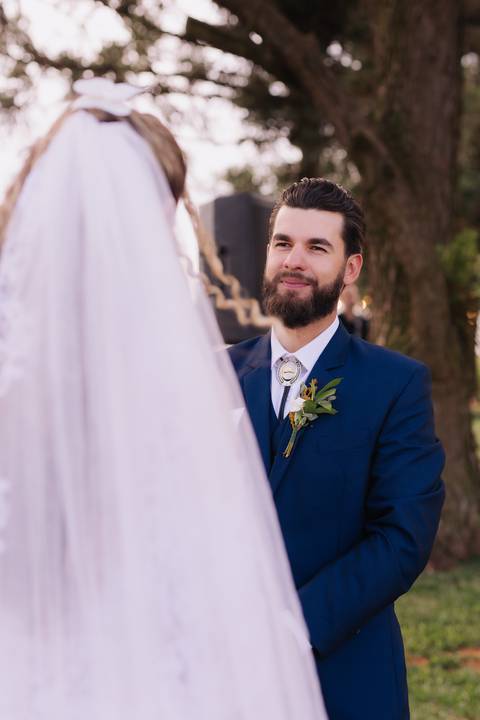 Inspiração de casamento intimista ao ar livre'