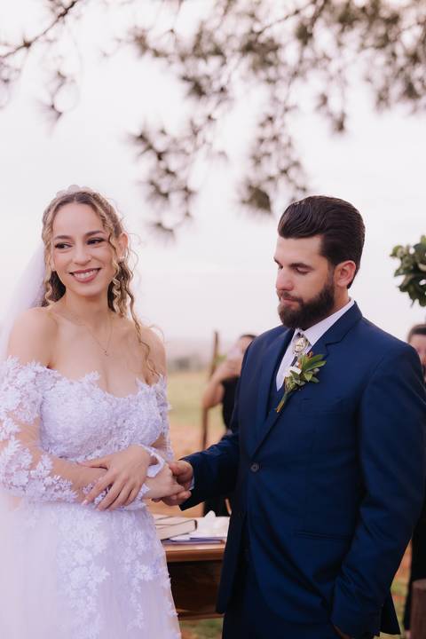 Inspiração de casamento intimista ao ar livre'