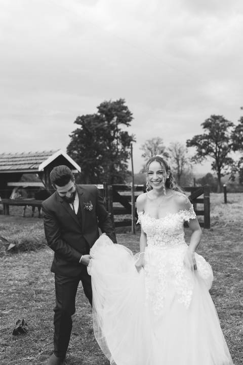 Inspiração de casamento intimista ao ar livre'