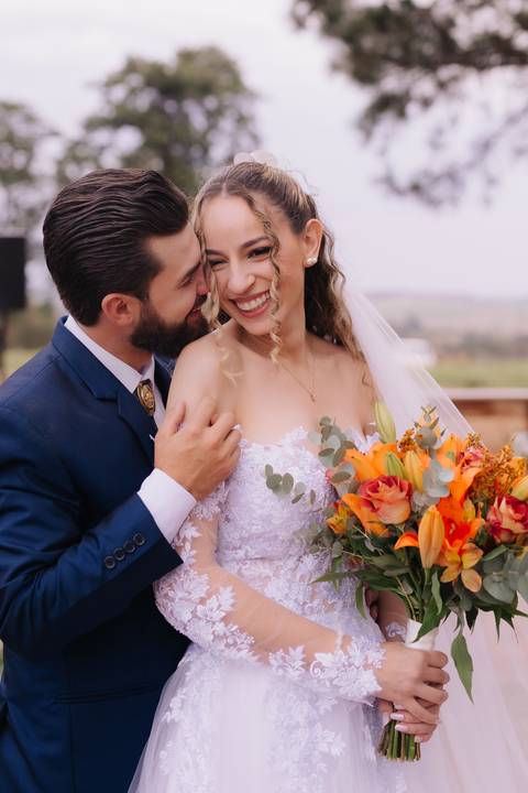Inspiração de casamento intimista ao ar livre'