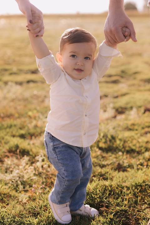 ensaio em família no campo'