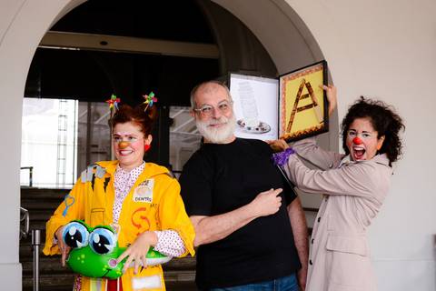 Fachada e ambientação de evento corporativo no Museu Histórico Nacional, Rio de Janeiro'