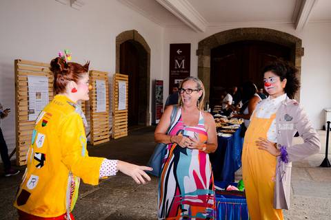 Fachada e ambientação de evento corporativo no Museu Histórico Nacional, Rio de Janeiro'