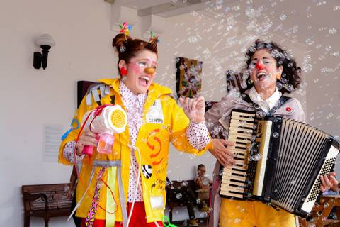 Fachada e ambientação de evento corporativo no Museu Histórico Nacional, Rio de Janeiro'