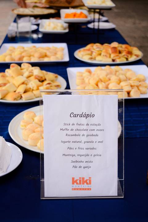 coffee break pronto para receber participantes de evento corporativo realizado no Museu Histórico Nacional'