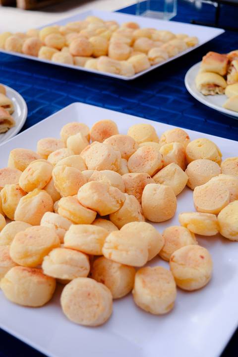 coffee break pronto para receber participantes de evento corporativo realizado no Museu Histórico Nacional'