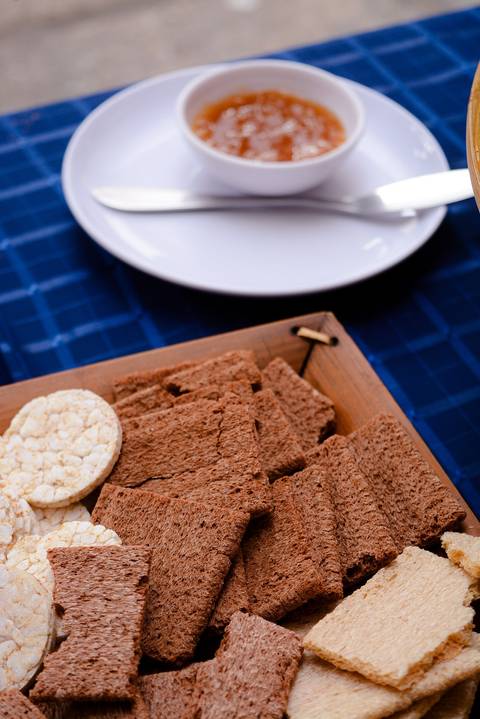 coffee break pronto para receber participantes de evento corporativo realizado no Museu Histórico Nacional'
