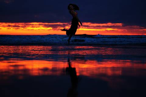 Ensaio feminino externo praia Agência Cricaré'