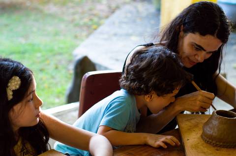 Ensaio externo família Agência Cricaré'