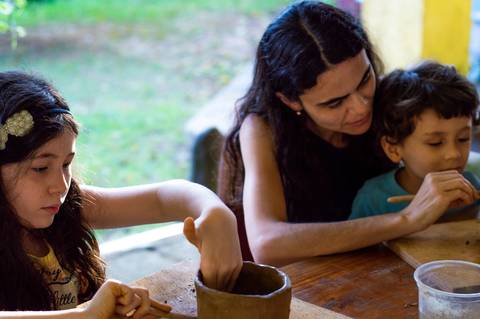 Ensaio externo família Agência Cricaré'