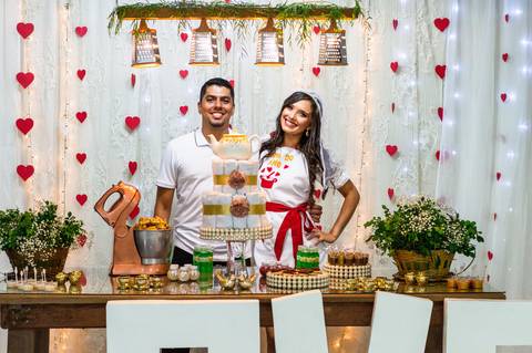 Cobertura fotográfica chá de panela Agência Cricaré'