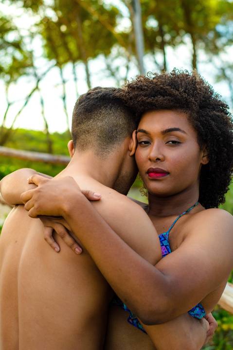 Ensaio externo casal Kézia + Rafael, Guriri São Mateus, Agência Cricaré'