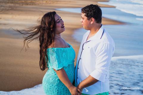 Ensaio pré casamento na praia, bosque, mar, Agência Cricaré, Guriri (ES).'